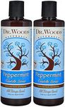 (470ml (Pack of 2)) - Dr. Woods Pure Castile Peppermint Liquid Soap with Organic Shea Butter, 470ml (Pack of 2)