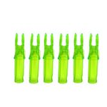 SHARROW Archery Arrow Nocks Inner Diameter 6.2mm Plastic Insert Nock Pin for Arrow Tails Replacement Nocks Arrow Shaft End Accessories for Carbon Wood Bamboo Iron Arrow Shafts