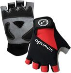 Optimum Hawkley MTB Gloves - Easy Sweat Wipe-off Thumb Terry, Breathable and Sweat-Wicking - Protective Palm Padding - Perfect for Cycling, Climbing, Mountain Biking, and Other Outdoor Pursuits