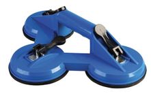 Silverline Triple Suction Pad 100kg (868582), Blue