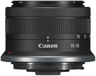 Canon RF-S10-18mm F4.5-6.3 is STM Ultra-Wide-Angle Zoom Lens, Mirrorless, Great for Vlogging & Selfies, Compact & Lightweight, for Video, Travel, Landscapes & Interiors