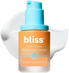 Bliss Bright Idea Vitamin C + Tri-Peptide Collagen Brightening Face Skincare Serum - Anti Aging, Reduces Dark Spots, Boosts Skin Elasticity - Clean - Vegan & Cruelty-Free - 1 Fl Oz