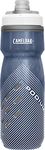 CamelBak Podium Chill Insulated Bike Water Bottle - Easy Squeeze Bottle - Fits Most Bike Cages - 24oz, Navy Perforated