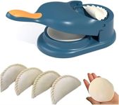 BUYERZONE 2-in-1 Dumpling Maker, Momo Maker, Gujiya Maker Machine, Momos Maker Machine, Kajjikayalu Karanji Maker - Gujiya Mould - Skin Press Mould for Ghughra with Dumpling Puri Maker (Multi)