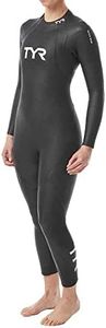 TYR Women's Hurricane Wetsuit Cat 1, Black, S/M