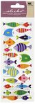 Sticko Puffy Classic Stickers: Fish