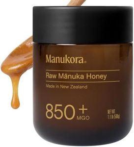 Manukora Raw Manuka Honey MGO 850+ Non-GMO Immune & Digestive Support 500g