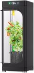 VGrow All-in-One Smart Grow Box, Professional System with Samsung LM301H EVO Grow Light, Advanced Circulation & Ventilation System, Irrigation, Nutrient, Magnetic Window for Indoor Hydroponics