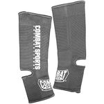 Combat Sports Ankle Support Wraps Muay Thai MMA Ankle Support Wraps, Grey, One Size