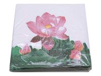 Pink Flower Tissue Paper Pack for Home Party any Occasion Birthday/Anniversary etc (set of 20).