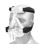 Medono India CPAP Mask Bipap Mask Full Face Mask (MEDIUM) Comfortable Mask Compatible with All Brand Machine (Non vented)