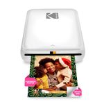 KODAK Step Instant Smartphone Photo Printer - Portable Mini Color Wireless Mobile Printer - Zink 2x3 Inch Sticky-Back Photos - Bluetooth Compatible with iOS & Android Devices - Fun Editing App - White