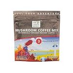 The Youth Effect Foods Mushroom Coffee (3 Mushroom Blend). Premium Instant Coffee infused w/ Potent Concentrated Organic Lions mane, Cordyceps & Reishi Mushrooms for better Focus, Energy, Digestion and Immunity | 35 Servings. (70 grams, Made in Canada)