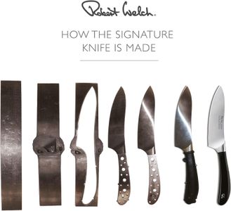 Robert Welch 7-Piece Knife Block Set – Stainless Steel Kitchen Knives