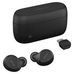 Jabra Evolve2 Buds True Wireless In-Ear Bluetooth Earbuds, Active Noise Cancellation (ANC) and 4-mic MultiSensor Voice Technology - Microsoft Teams Certified, works with all other meeting apps - Black