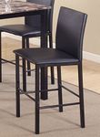 Roundhill Furniture Citico Counter Height Dining Chairs with Metal Frame, Set of 4