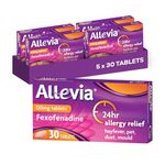 Allevia Allergy Tablets | 150 Tablets | 120mg Fexofenadine | 24hr Relief Acts within 1 Hour | Non-drowsy in Most People | Relieves Hayfever, Pet, Dust and Mould Allergies