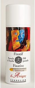 SENNELIER D'Artigny Oil Pastel Fixative, 1 Count (Pack of 1), Clear