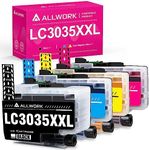 ALLWORK Compatible LC3035 Ink Cartridge Replacement for Brother LC3035XXL 3035XXL Ink Cartridge Works with Brother MFC-J805DW MFC-J805DWXL MFC-J995DW MFC-J815DW MFC-J815DWXL 4-Pack Color Set