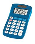 Lexibook, FRUITIES® Pocket Calculator, 8 digits, 4 operations, Basic and advanced functions, Solar and battery powered, Blue, C208A