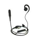 ProMaxPower Two Way Radio Headset Earpiece Swivel C-Shape for Motorola XPR3300e XPR3500e DP2600 DP3441 MTP3550 (1 Pack)