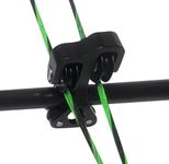 Southland Archery Supply Aluminum Compound Bow Cable Guard Roller Slide String Splitter (Black)