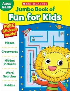 Jumbo Book of Fun for Kids Workbook