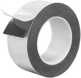 Hasaky Damage Free Removable Wall Tape 18ft, Heavy Duty Double Sided Tape Black, Picture Hanging Strips Replacement, Mounting Tape Adhesive Strips for Poster Carpet Rug Art Craft Scrapbook