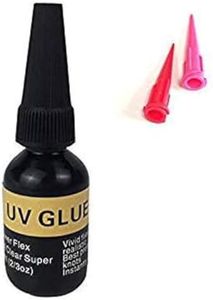 Riverruns UV Clear Glue Three Formula Flew Glue Fly Tying for Building Flies Flies Heads Bodies and Wings Tack Free Special Introductory Sale!(UV Flex Glue)