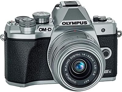 Olympus OM-D E-M10 Mark IIIs Silver Body with Silver M.Zuiko Digital 14-42mm F3.5-5.6 IIR Lens (V207111SU000)