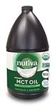Nutiva Organic MCT Oil, 1 gallon, Unflavored for Coffee, Non-GMO made from Organic Coconuts, Keto Friendly, Best Oil Wellness Ketosis Supplement, 14g of C8 & C10 per serving