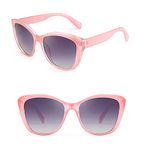 FEISEDY Polarized Vintage Sunglasses Square Jackie O Cat Eye Sunglasses B2451