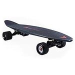 Skateboard Electric Cruiser MAX Speed 20KM/H IP65 Waterproof with Cruise Function Fast Charging,Black