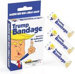 Fairly Odd Novelties Donald Trump Full Color Novelty Adhesive Bandages - Making Boo Boo's Great Again