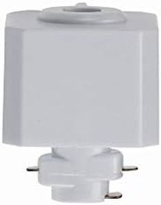 White 240V Single Circuit Track Pendant Adaptor Accessory Track Lighting