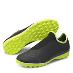 Puma Mens Finesse Astro Turf Football Boots Black/FluYellow 8.5 UK