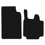 Carsio Car Mats 4pc Set For Smart For Two 07 (57) Onwards Tailored Fit Rubber Floor Mat Complete Accessory Black Custom Fitted - Anti-Slip Backing, Heavy Duty & Waterproof