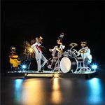 GEAMENT LED Light Kit Compatible with Lego Jazz Quartet - Lighting Set for Ideas 21334 Building Model (Lego Set Not Included)