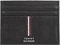 Tommy Hilfiger Men Wallet Premium Leather, Black (Black), One Size