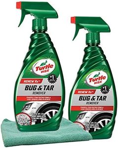 Turtle Wax Bug & Tar Remover (16 oz.) Bundle with Microfiber Cloth (3 Items)