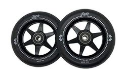 Liberty Pro Scooters - 110mm Sixstar Pro Freestyle Scooter Wheels (Pair) (Black)