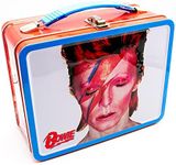 AQUARIUS David Bowie Aladdin Sane Fun Box - Sturdy Tin Storage Box with Plastic Handle & Embossed Front Cover - Officially Licensed Merchandise & Collectible Gift