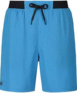 Under Armour Men's Comfort Swim Trunks, Shorts with Drawstring Closure & Full Elastic Waistband, Sp22 Cruise Blue-3, Large