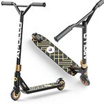 APOLLO Stunt Scooter Genius Pro 4.0 for Fun, Freestyle and Ride - Trick Pro Scooters for Teens, Adults and Kids 6+ Years - Cool, Sturdy Design, Reliable Grip, 220LBS (Gold)