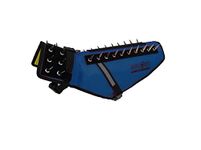 CoyoteVest Dog Harness Protection Vest, Reflective Dog Accessories with Spikes to Shield Your Pet from Raptor and Animal Attacks, Proudly Made in America (Small, Royal Blue)