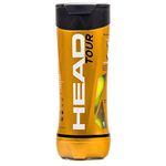 HEAD Tour Tournament Grade Tennis Ball- Yellow (3 Ball/Can)