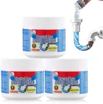 BELL BIRD Drain Opener,Powerful Unclogging,Crystal lye, Sodium hydroxide, Unclog drains, Bathroom sinks, Kitchen sinks, Shower pipes (3 PSC, Gram, 780)