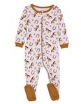 Leveret Kids Pajamas Baby Boys Girls Footed Pajamas Sleeper 100% Cotton (Horse, Size 5 Toddler)