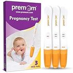 Premom Pregnancy Test Midstream: Early HCG Detection Sticks - 3 Pack Pregnant Test Kit