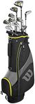 Wilson Golf Profile Sgi Men's Complete Golf Set - Right Hand Teen, Grey